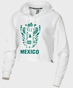 FIFA World Cup 2026 Mexico Crop Hoodie