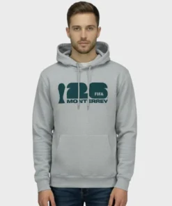 FIFA World Cup 2026 Monterrey Grey Hoodie
