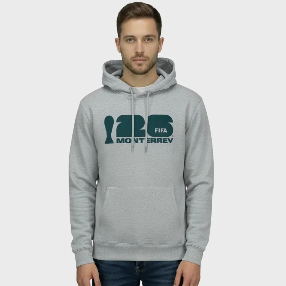 FIFA World Cup 2026 Monterrey Grey Hoodie FIFA World Cup 2026 Monterrey Grey Hoodie