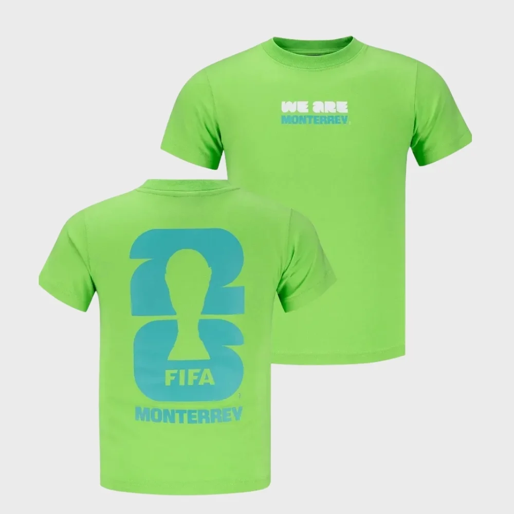 FIFA World Cup 2026 Monterrey Neon Green T-Shirt FIFA World Cup 2026 Monterrey Neon Green T-Shirt