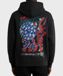 FIFA World Cup USA 94 Black Hooded Jacket