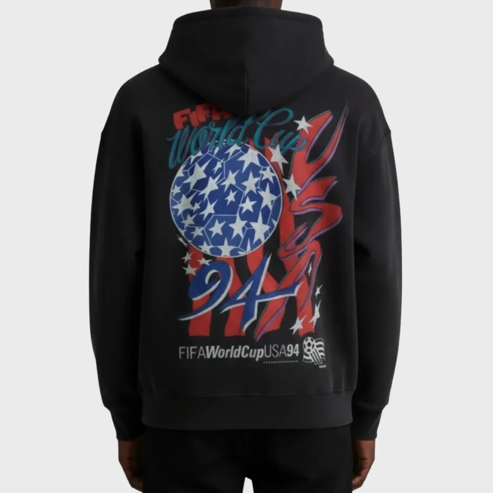 FIFA World Cup USA 94 Black Hooded Jacket FIFA World Cup USA 94 Black Hooded Jacket