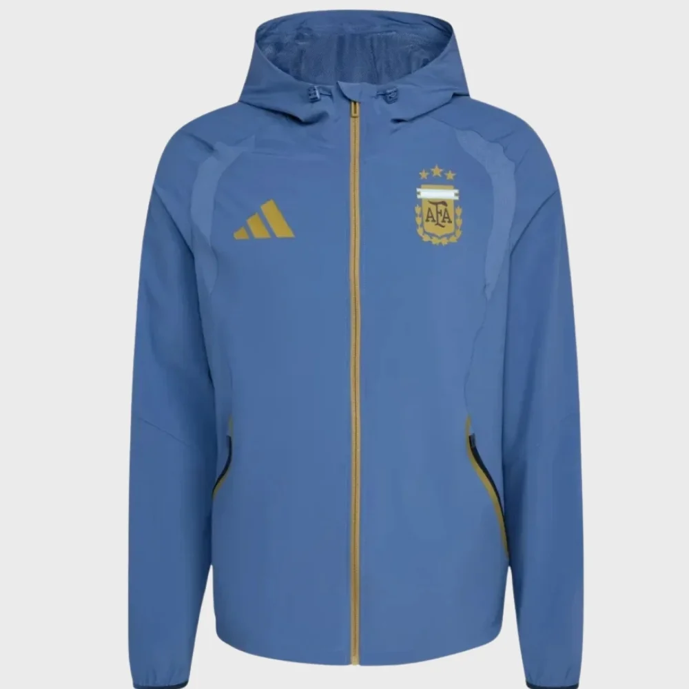 FIFA World Cup 2026 Lionel Messi Blue Hooded Jacket FIFA World Cup 2026 Lionel Messi Blue Hooded Jacket