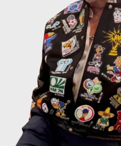 FIFA World Cup 2026 Jeff Hamilton Black Patchwork Jacket