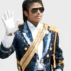 Michael Jaafar Jackson Blue Sequin Jacket