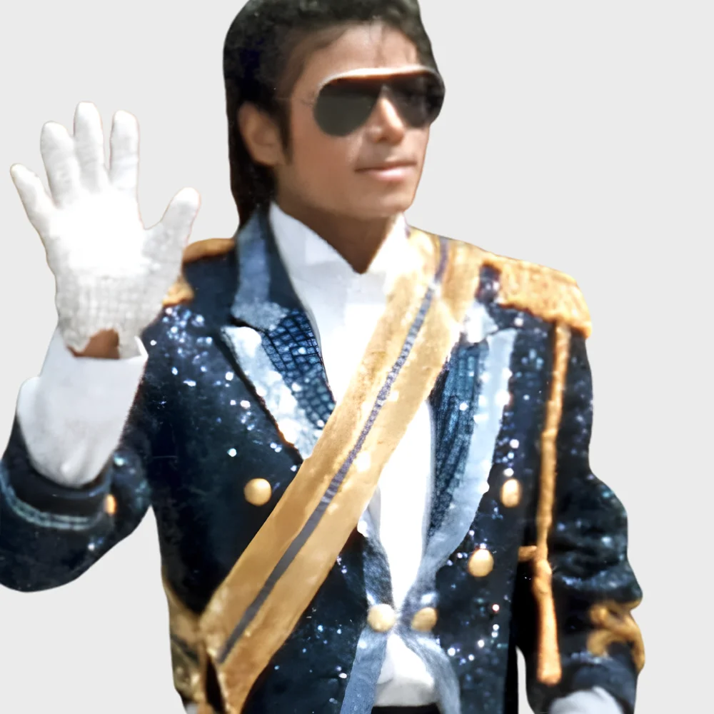 Michael Jaafar Jackson Blue Sequin Jacket Michael Jaafar Jackson Blue Sequin Jacket