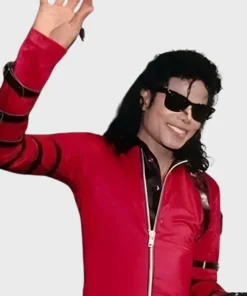 Bad World Tour Michael Jackson Red Jacket