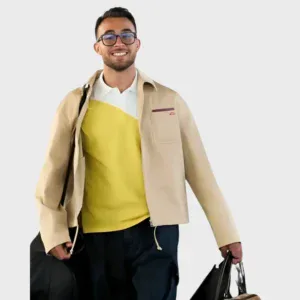 FIFA World Cup 2026 Spain Team Arrival Beige Jacket