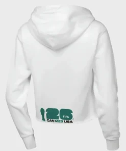 FIFA World Cup 2026 Mexico Crop Hoodie
