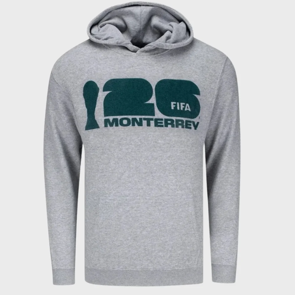 FIFA World Cup 2026 Monterrey Grey Hoodie FIFA World Cup 2026 Monterrey Grey Hoodie