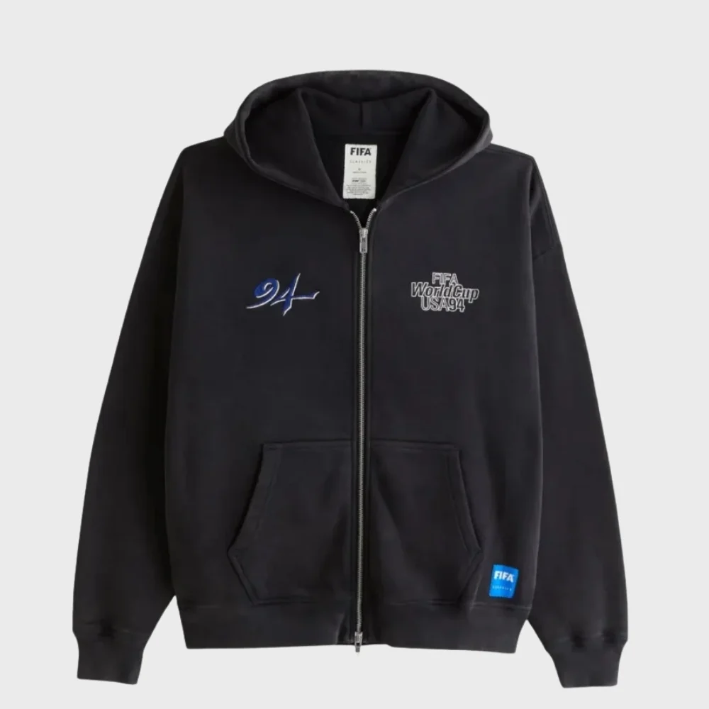 FIFA World Cup USA 94 Black Hooded Jacket FIFA World Cup USA 94 Black Hooded Jacket