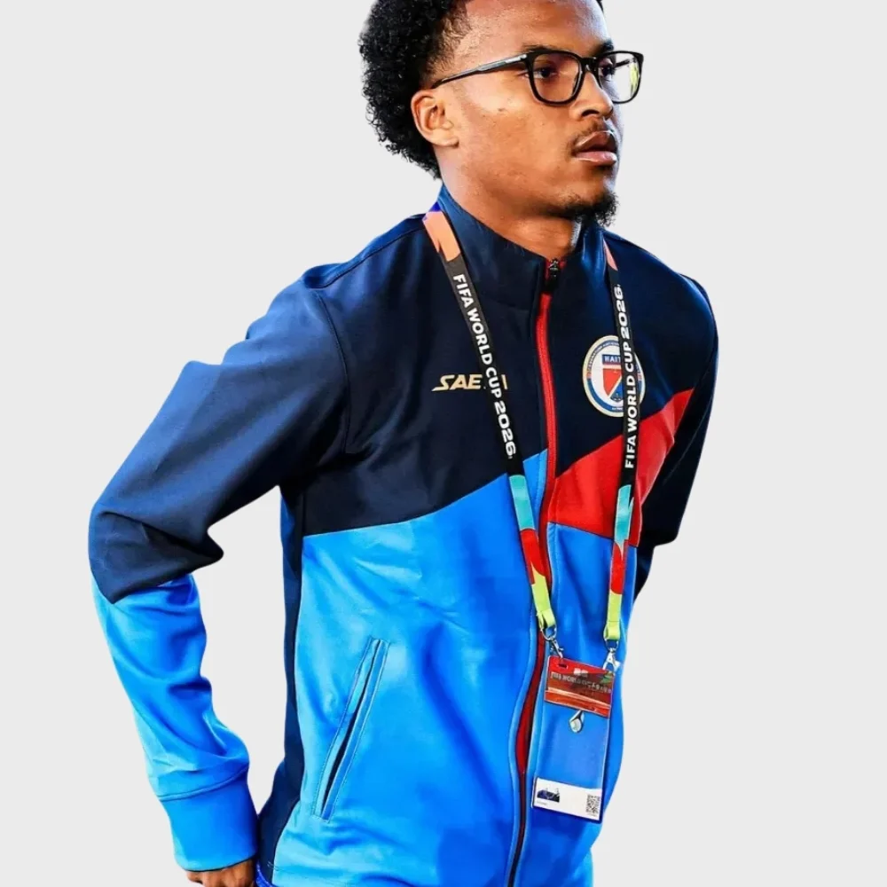 FIFA World Cup 2026 Haiti Track Jacket FIFA World Cup 2026 Haiti Track Jacket