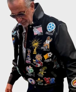 FIFA World Cup 2026 Jeff Hamilton Black Patchwork Jacket