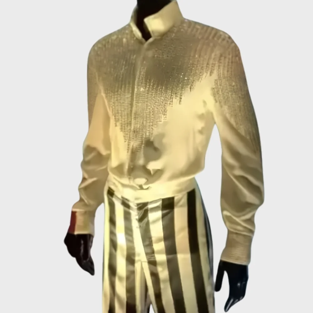 Jaafar Jackson Michael White Jacket Jaafar Jackson Michael White Jacket