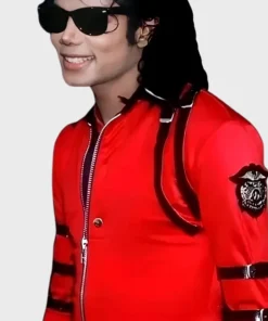 Bad World Tour Michael Jackson Red Jacket