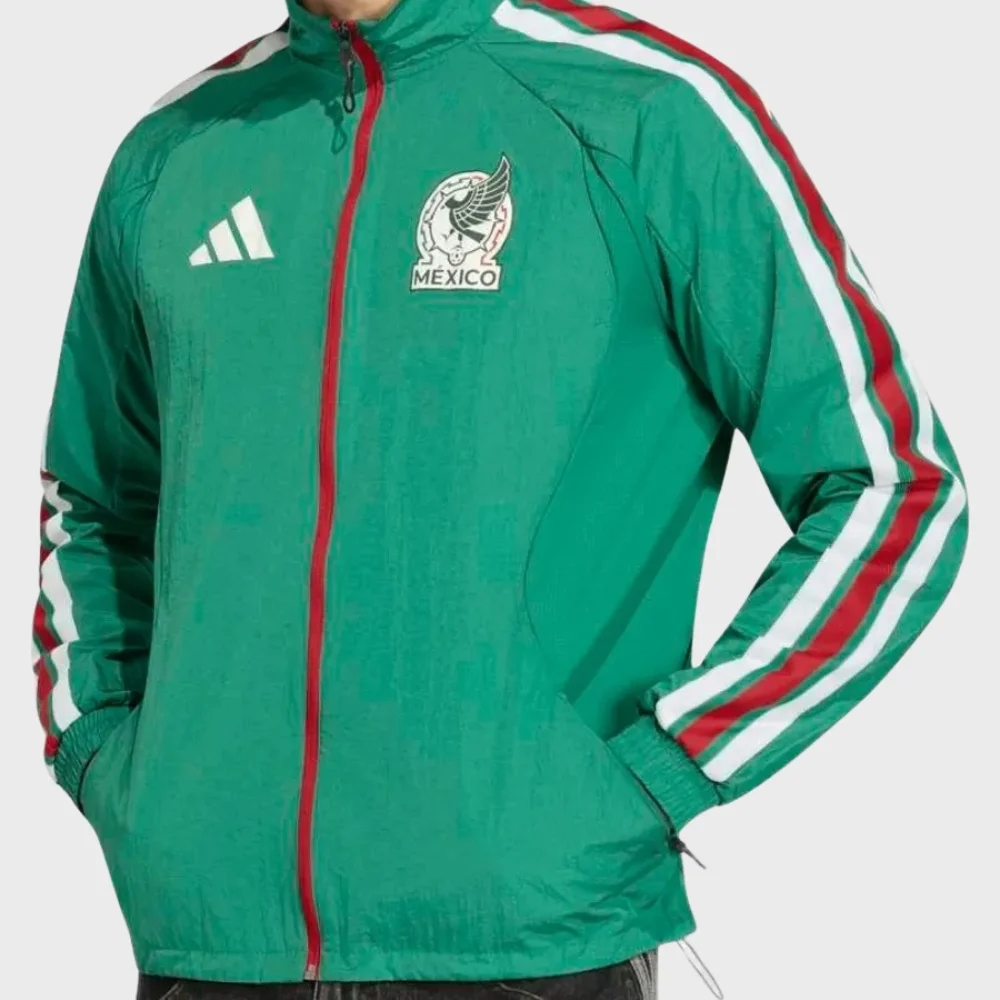FIFA World Cup 2026 Mexico Green Anthem Jacket FIFA World Cup 2026 Mexico Green Anthem Jacket