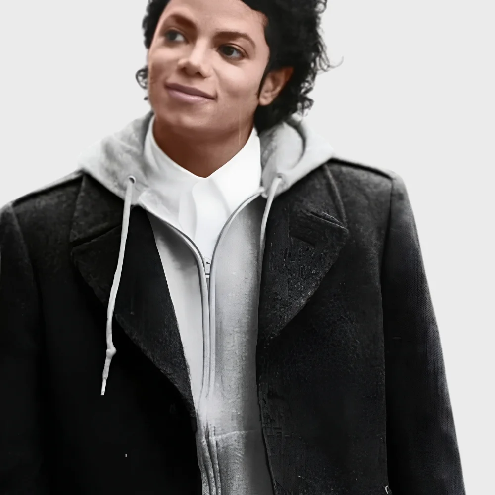 Michael Jackson Gray Wool Coat Michael Jackson Gray Wool Coat