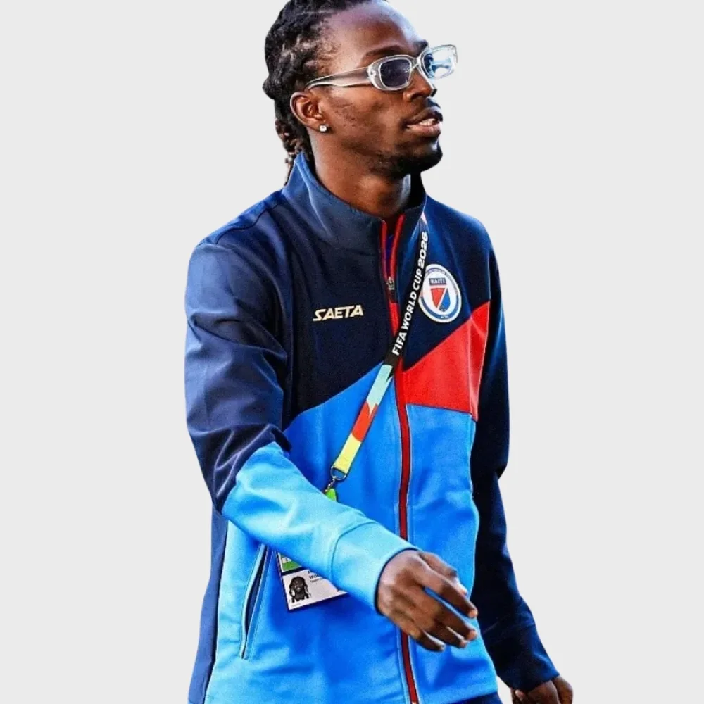 FIFA World Cup 2026 Haiti Track Jacket FIFA World Cup 2026 Haiti Track Jacket
