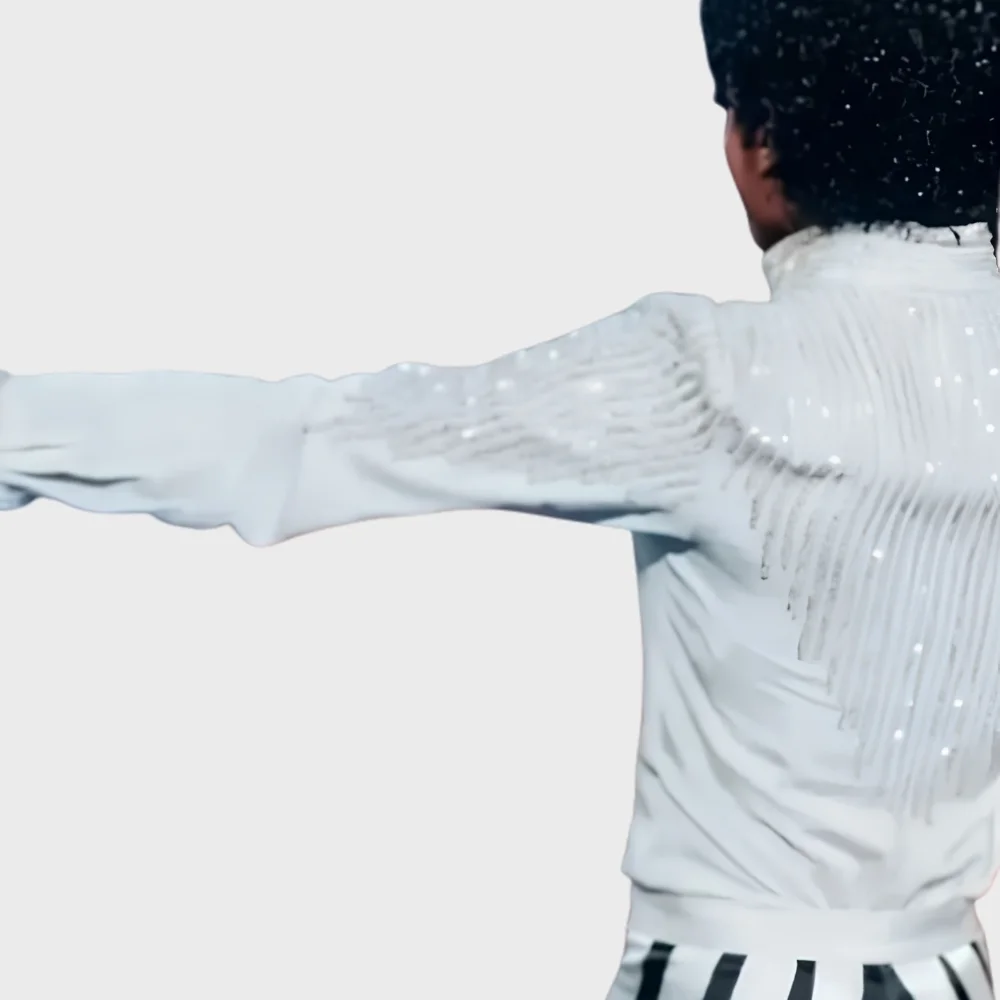 Jaafar Jackson Michael White Jacket Jaafar Jackson Michael White Jacket