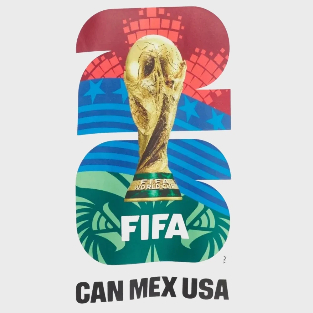 FIFA World Cup 2026 Match Ball Graphic White Hoodie FIFA World Cup 2026 Match Ball Graphic White Hoodie
