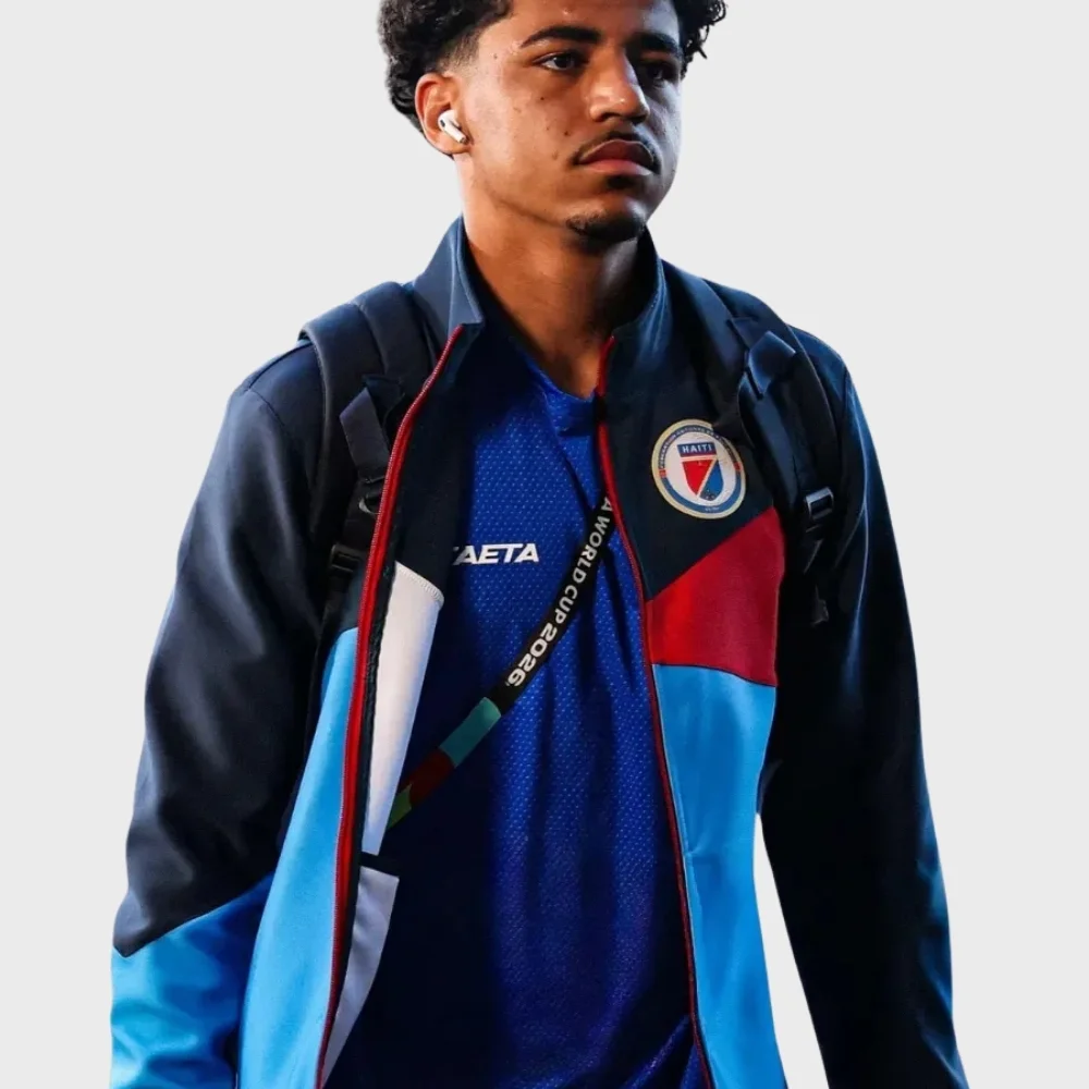 FIFA World Cup 2026 Haiti Track Jacket FIFA World Cup 2026 Haiti Track Jacket