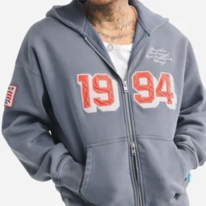 Abercrombie & Fitch USA 94 FIFA World Cup Grey Hoodie