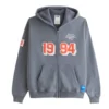 Abercrombie & Fitch USA 94 FIFA World Cup Grey Hoodie front