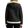 B3 Aviator Bomber Shearling Jacket back