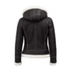 B3 Aviator Bomber Shearling Jacket main back