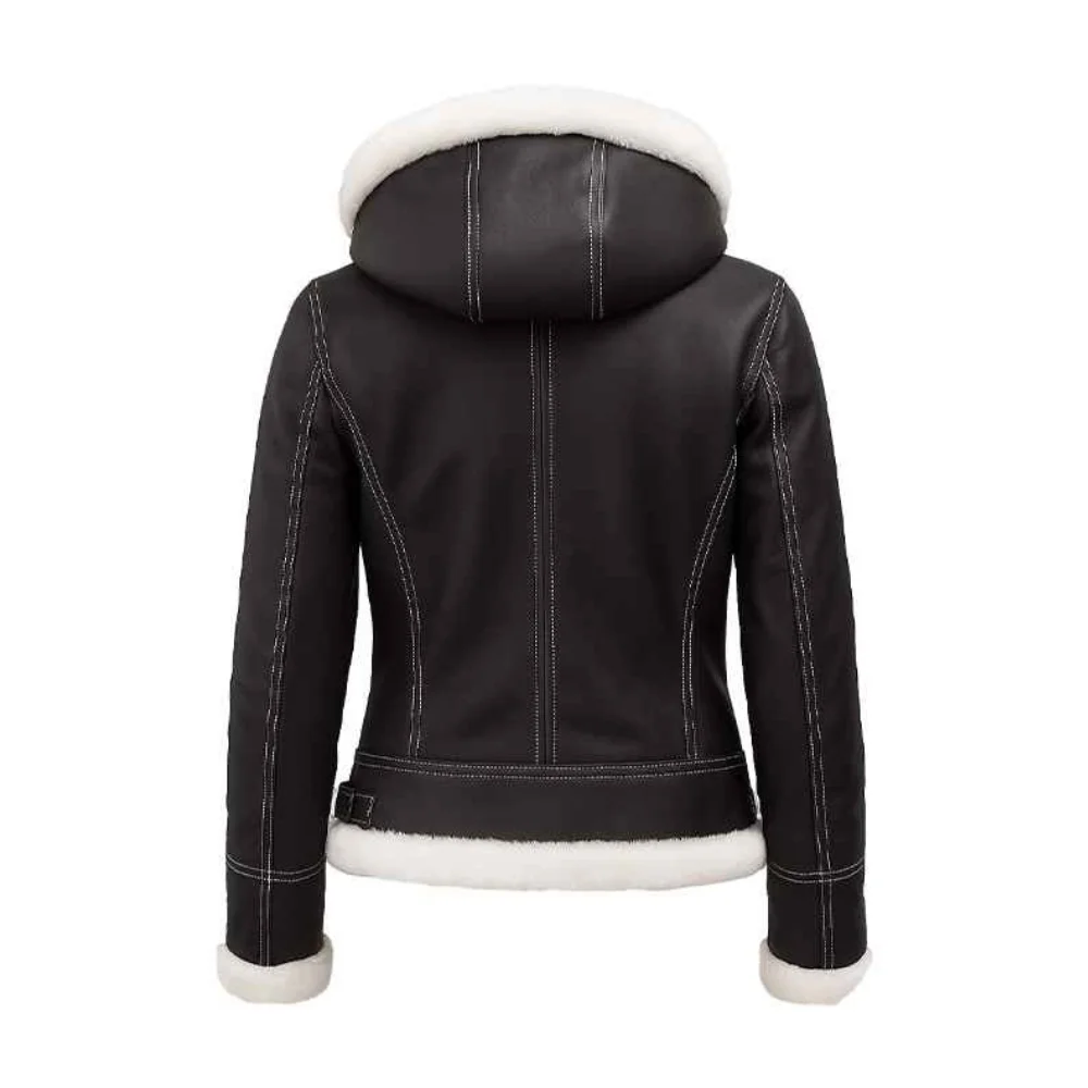 B3 Aviator Bomber Shearling Jacket main back B3 Aviator Bomber Shearling Jacket main back