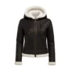 B3 Aviator Bomber Shearling Jacket main front