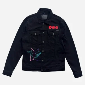 BTS BT21 Mic Drop 2026 Denim Jacket