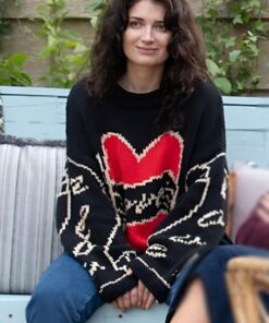 Bad Sisters Eve Hewson Love Black Sweater
