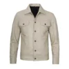 Beige Trucker Jacket