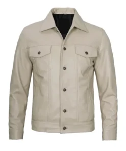 Beige Trucker Jacket