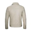 Beige Trucker Jacket back