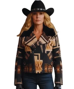 Beth Dutton Dutton Ranch 2026 Western Print Jacket