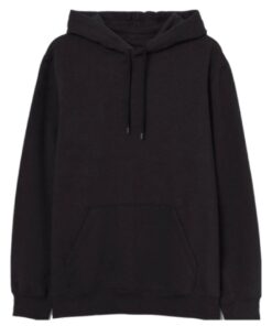 Black Pullover Style Hoodie