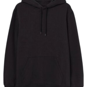 Black Pullover Style Hoodie