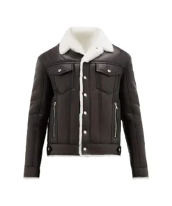 Black Streetstyle Shearling Jacket