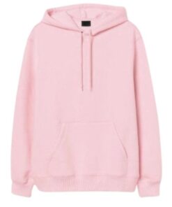 Casual Pink Hoodie