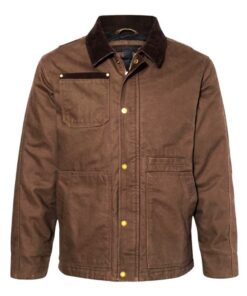 Chocolate Brown Cotton Jacket
