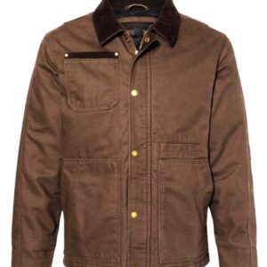 Chocolate Brown Cotton Jacket