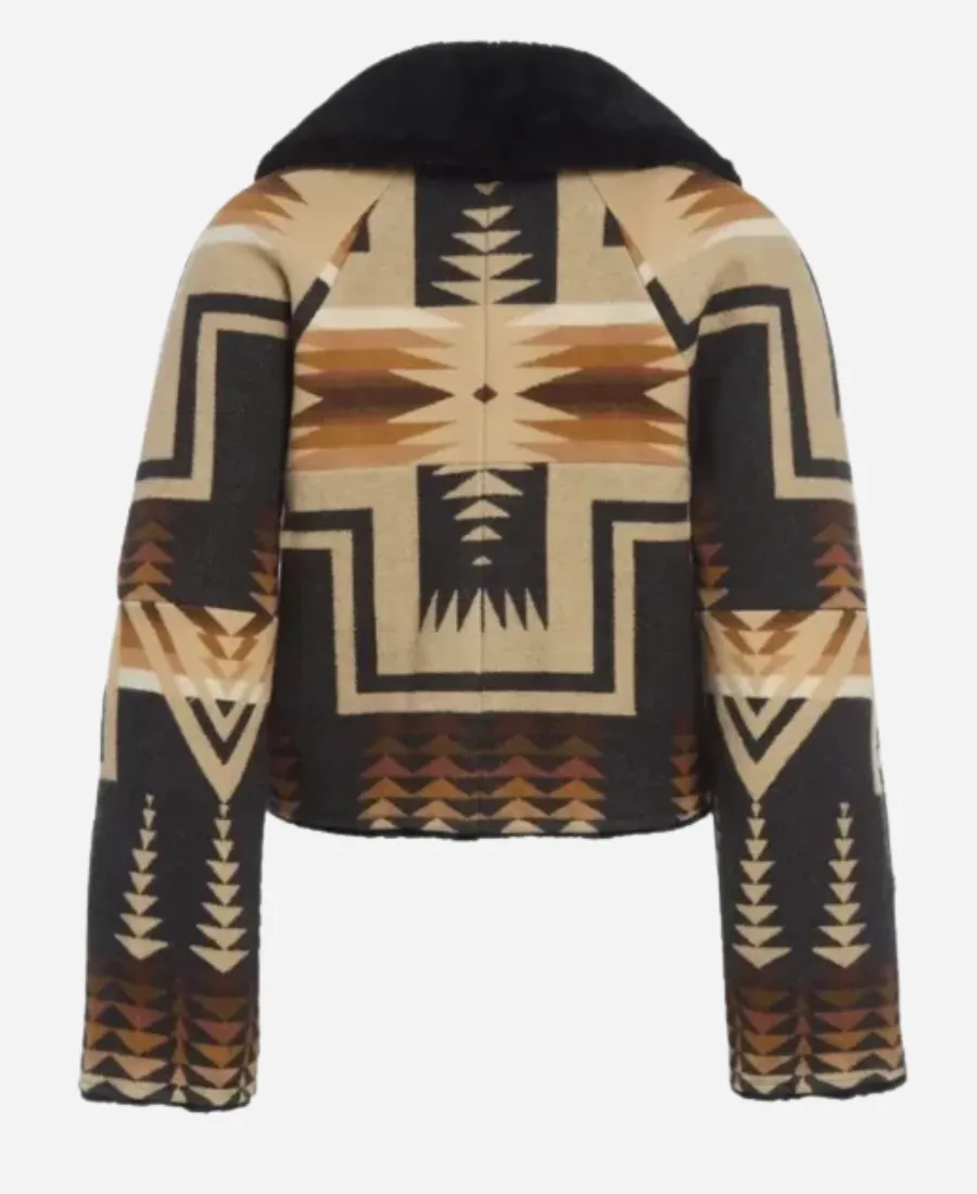 Beth Dutton Dutton Ranch 2026 Western Print Jacket Beth Dutton Dutton Ranch 2026 Western Print Jacket