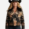 Beth Dutton Dutton Ranch 2026 Western Print Jacket