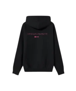 FC Barcelona Collaboration Black Hoodie For Unisex back