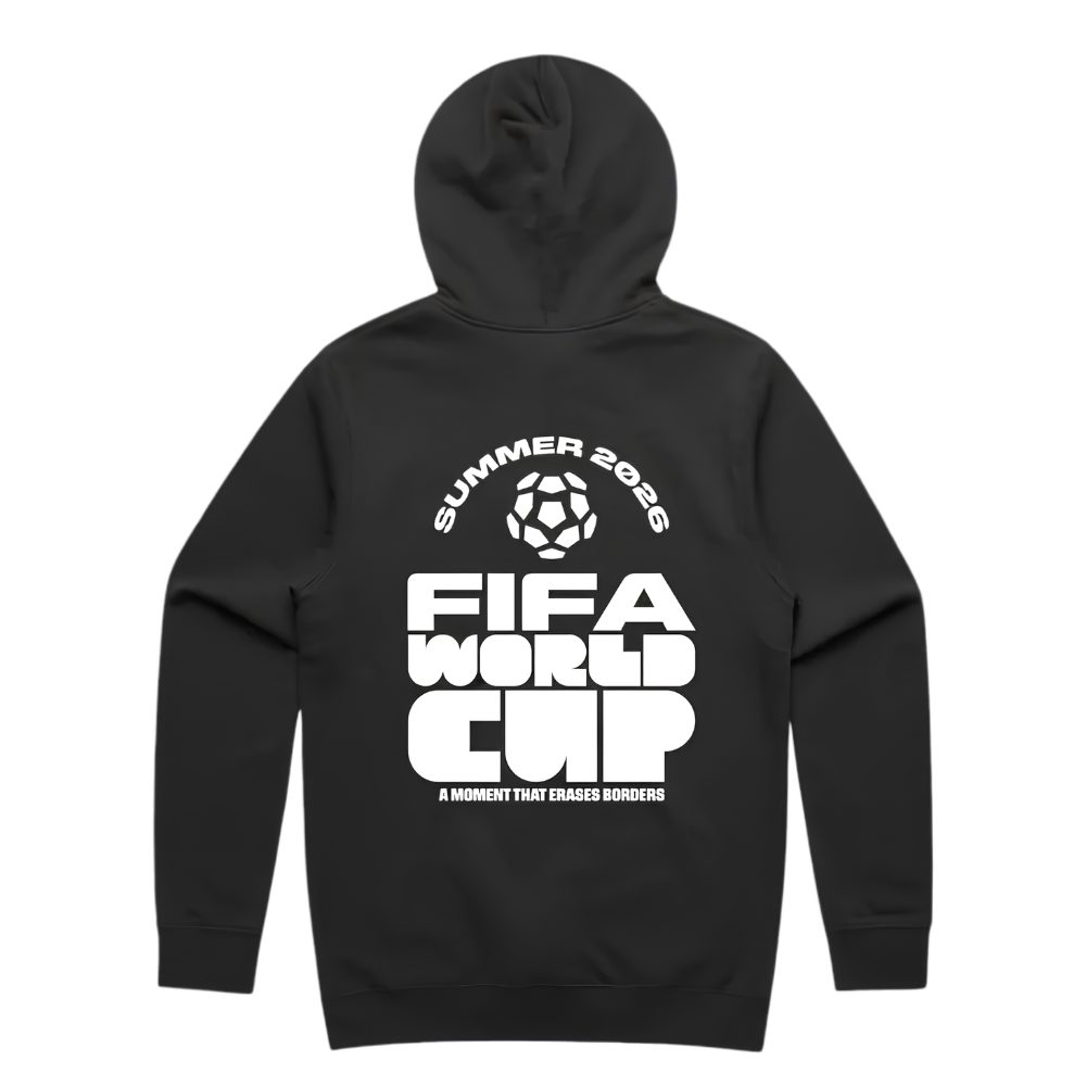 FIFA World Cup 2026 Black Hoodie back FIFA World Cup 2026 Black Hoodie back
