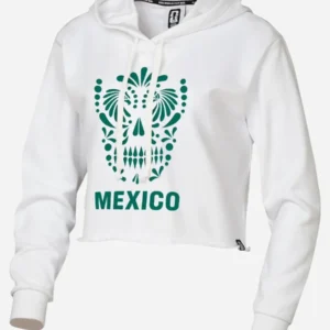 FIFA World Cup 2026 Mexico Crop Hoodie