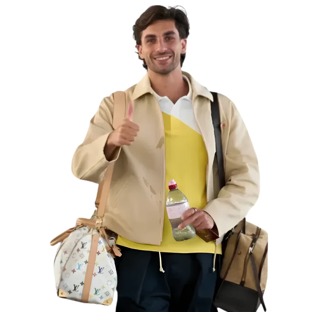 FIFA World Cup 2026 Spain Team Arrival Beige Jacket FIFA World Cup 2026 Spain Team Arrival Beige Jacket