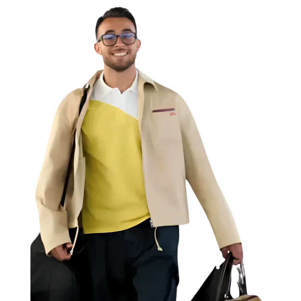 FIFA World Cup 2026 Team Arrival Beige Jacket FIFA World Cup 2026 Team Arrival Beige Jacket